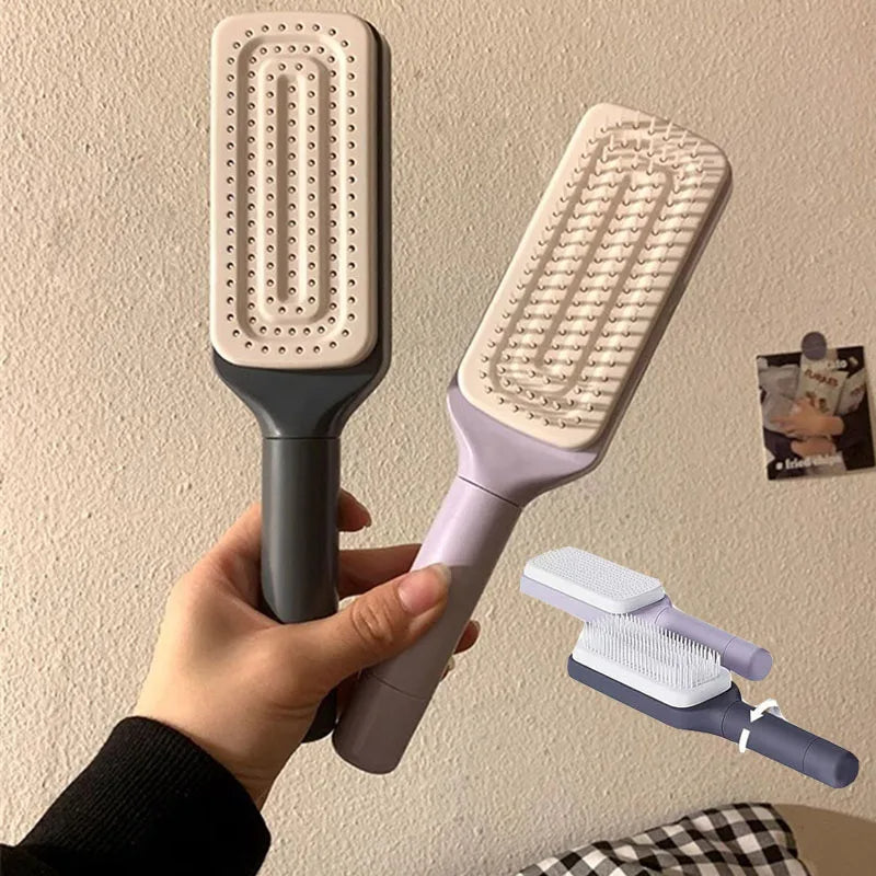 Self-Cleaning Hair Brush